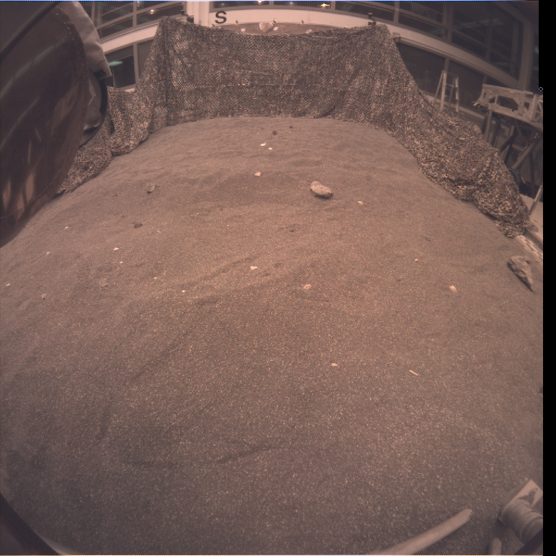 Una imagen del banco de pruebas del InSight. Foto: NASA/JPL